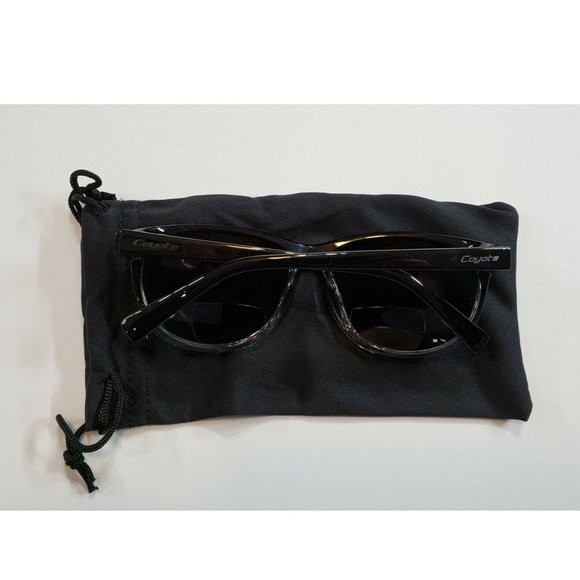 Coyote +1.50 Bi-Focal Safety Reader Sunglasses Polarized - Picture 6 of 6